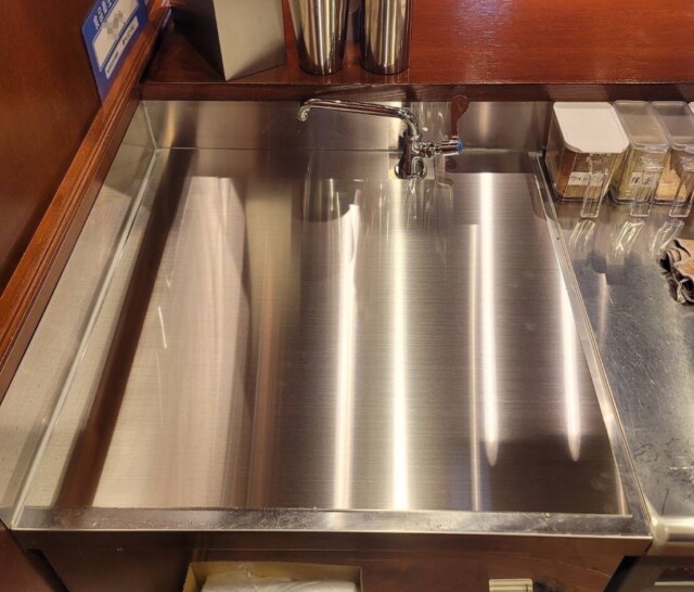 ステンレス SUS304 HL 3.0mm 店舗既存のシンクの蓋
