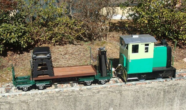 乗用鉄道模型（5インチゲージ）の貨車
